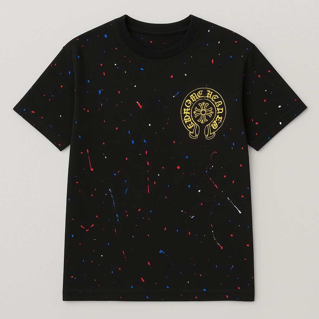 Chrome Heart Round Neck T-shirt