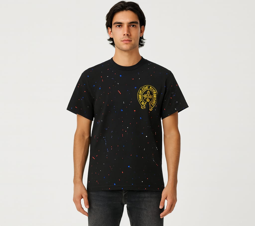 Chrome Heart Round Neck T-shirt