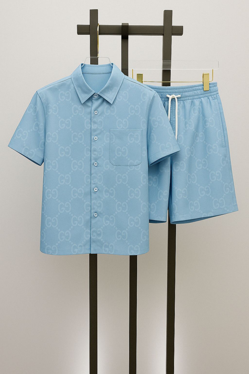 Gucci Co-ord Set Skyblue