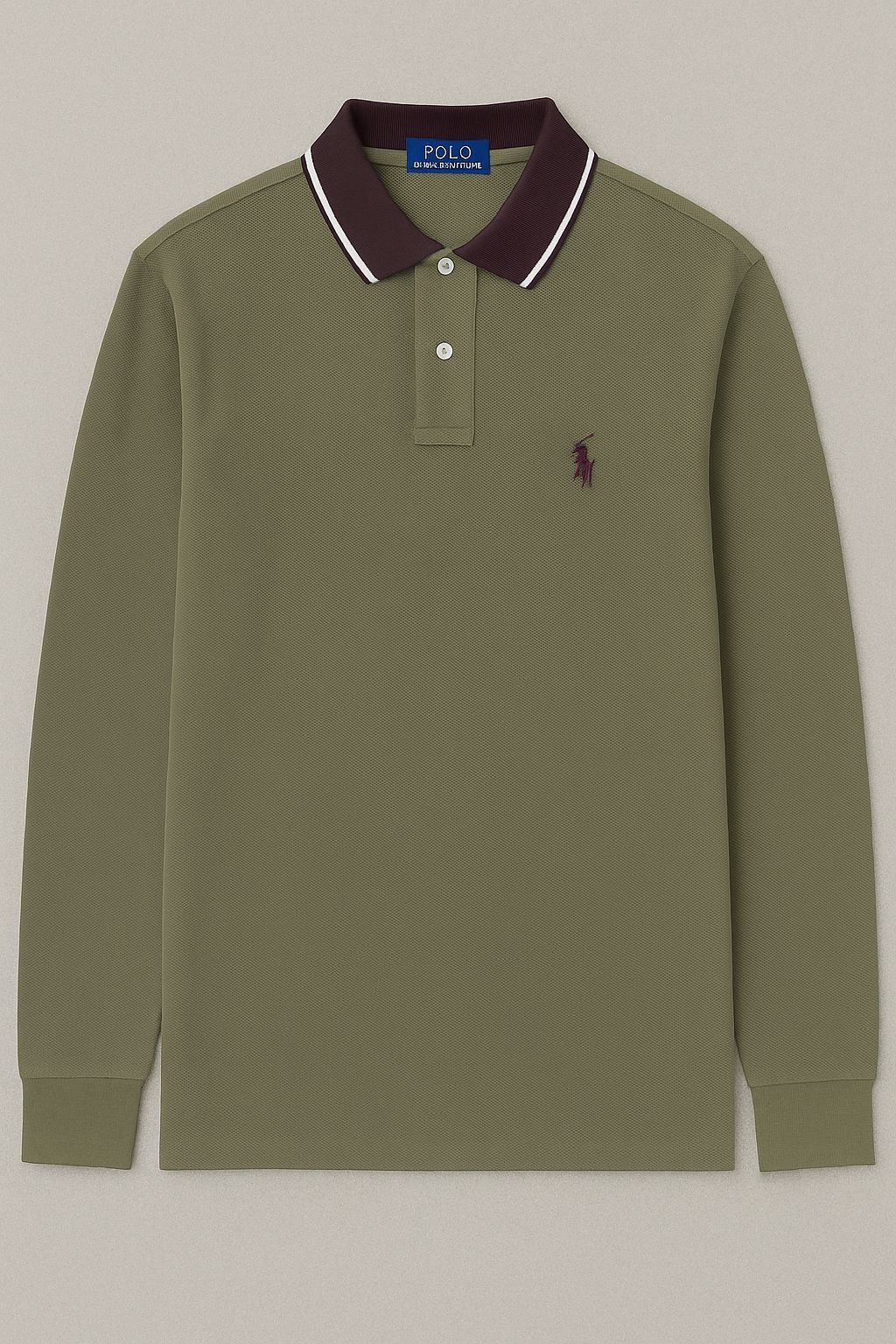 Ralph Lauren Collar Full Sleeve T-shirt