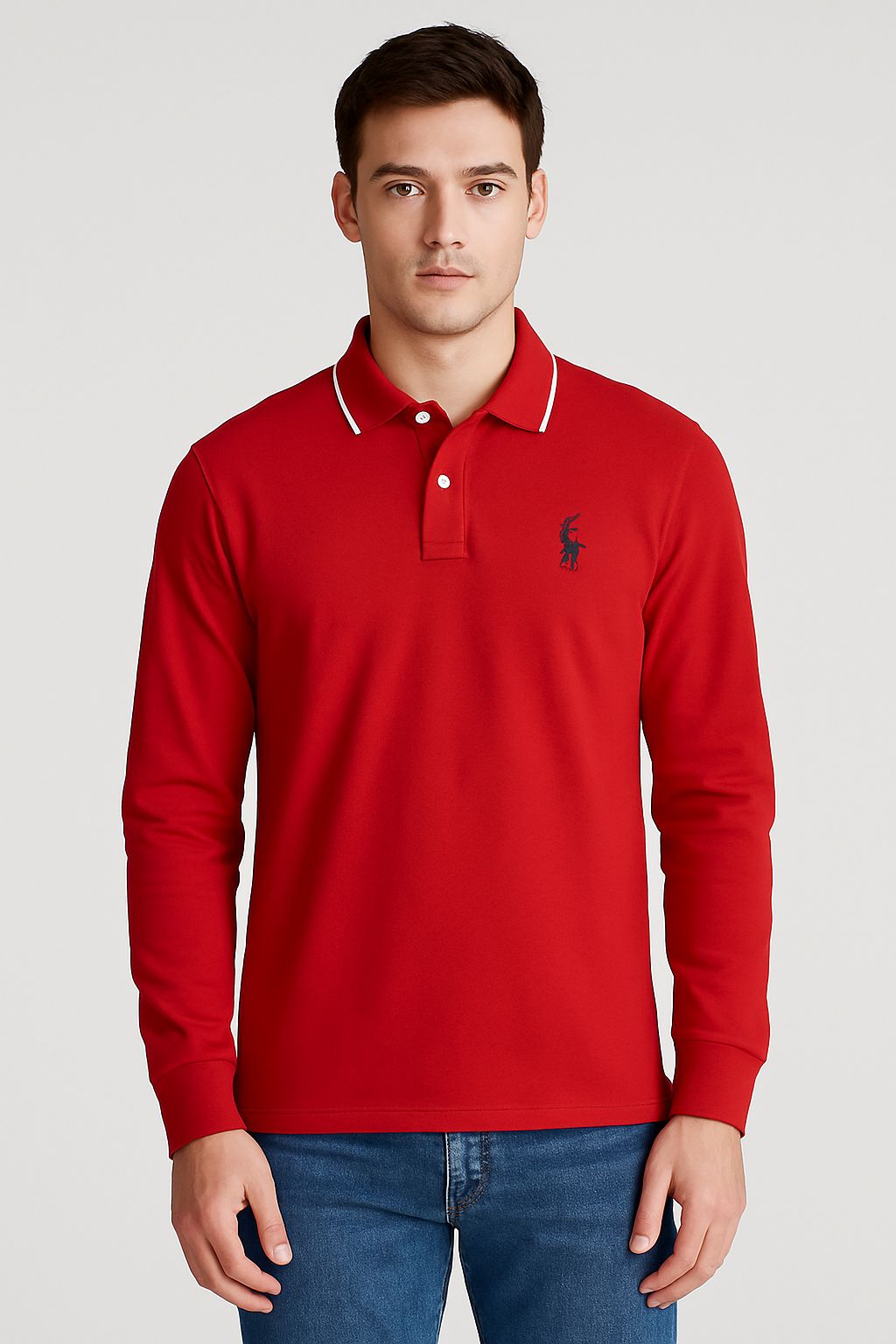 Ralph Lauren Collar Full Sleeve T-shirt