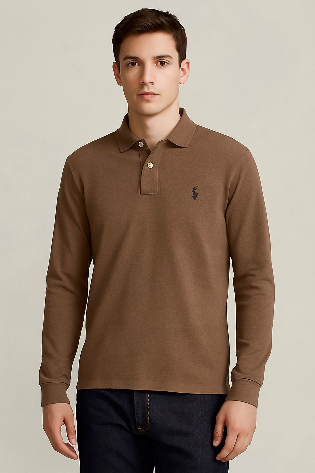 Ralph Lauren Collar Full Sleeve T-shirt