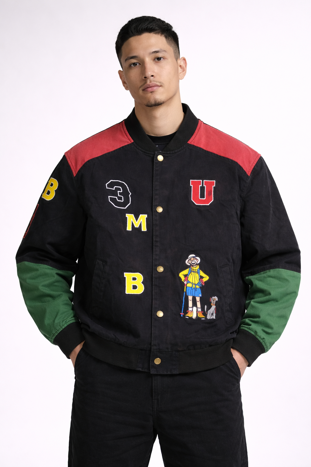 Cartoon Lether Jacket