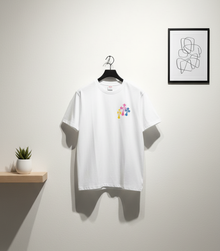 Chrome Heart Round Neck T-shirt