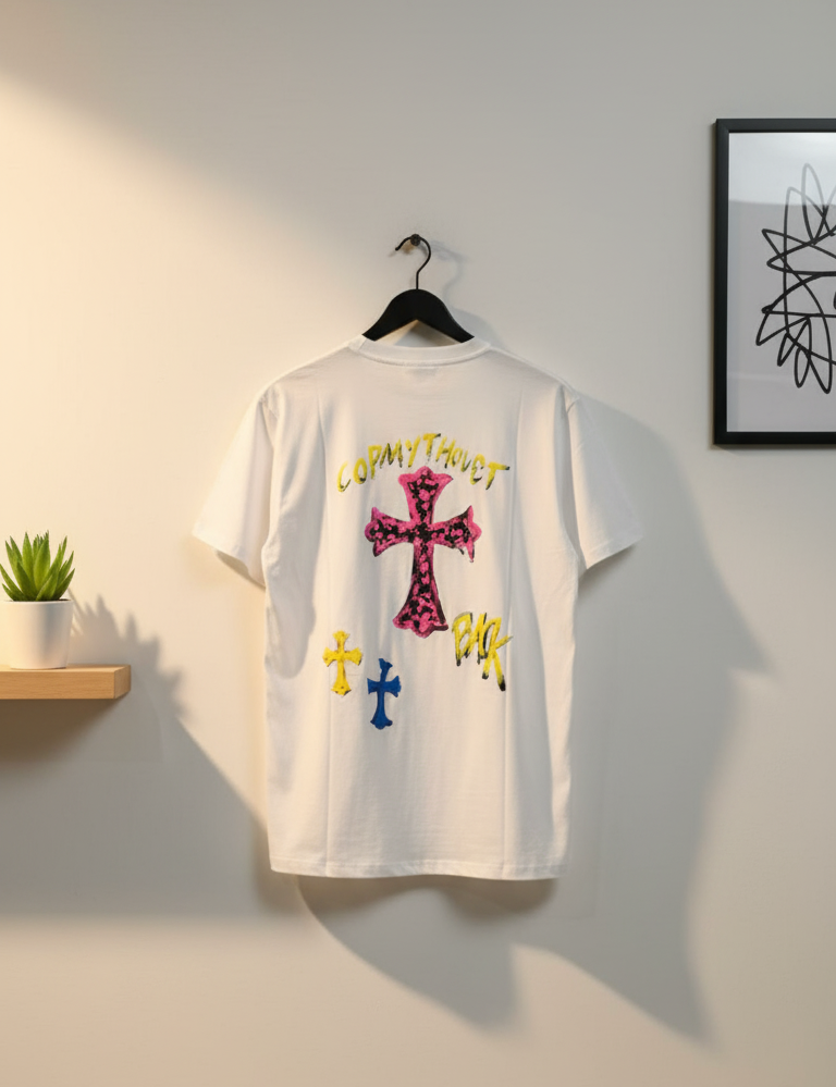 Chrome Heart Round Neck T-shirt