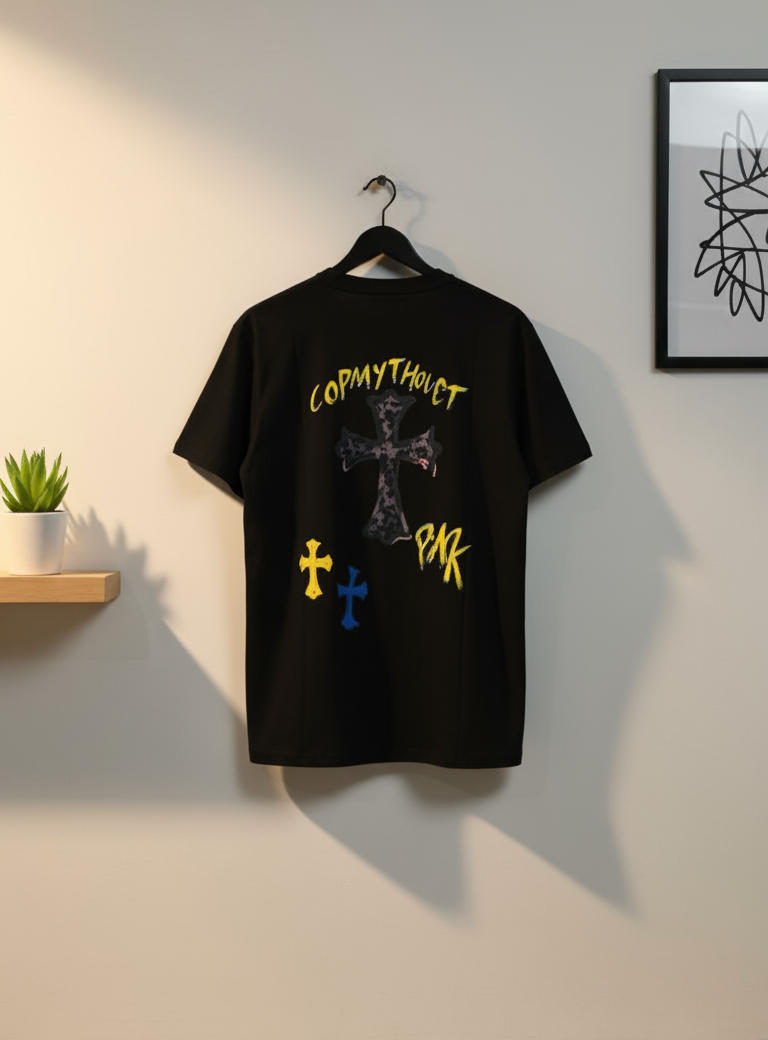 Chrome Heart Round Neck T-shirt