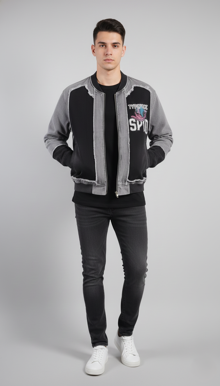 Cartoon Half Sleeve Jacket