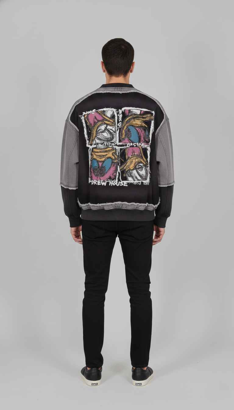 Cartoon Half Sleeve Jacket