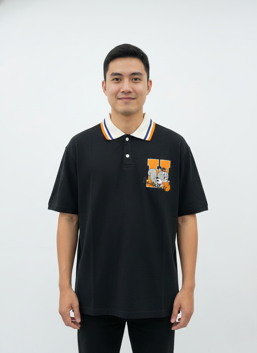 Cartoon Collar T-Shirt