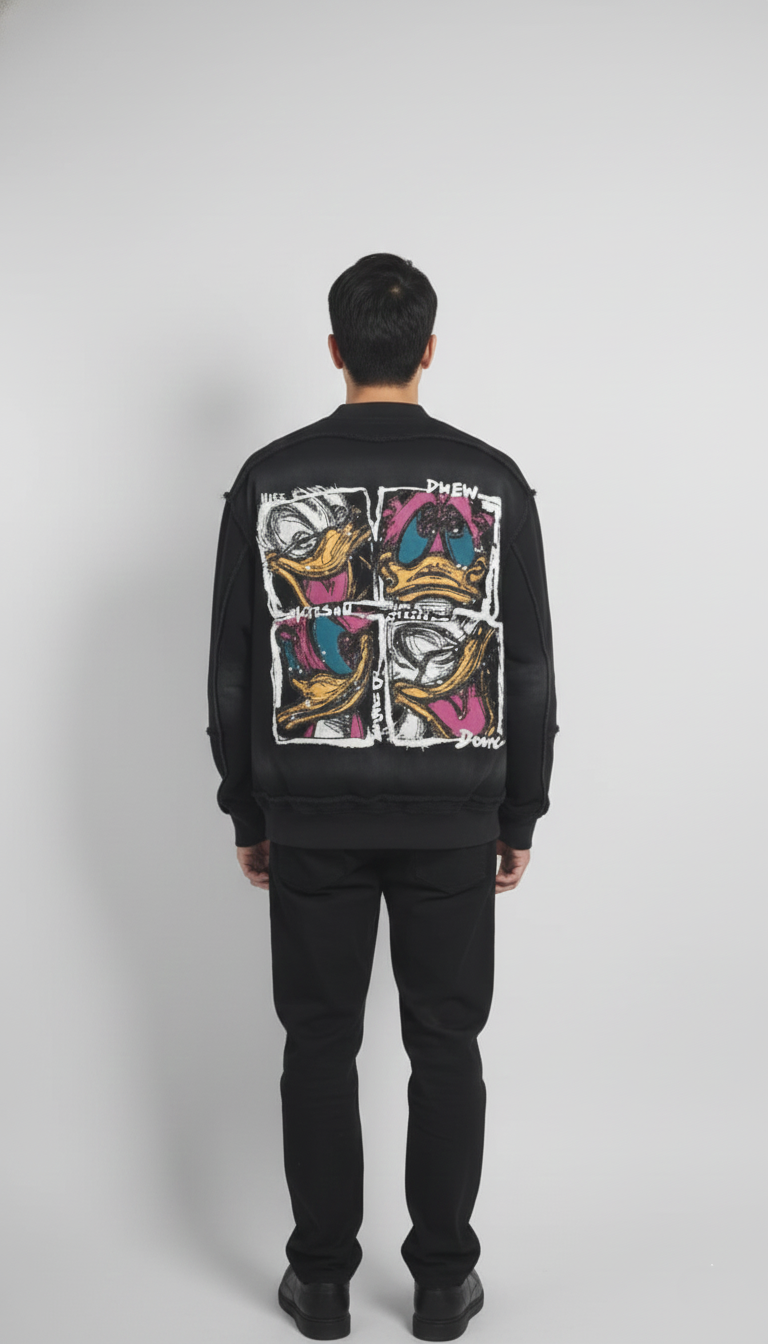 Cartoon Half Sleeve Jacket