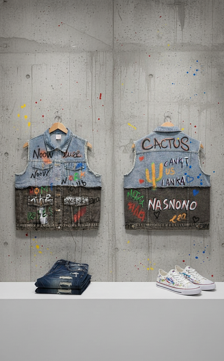 Cartoon Sleeveless Jacket