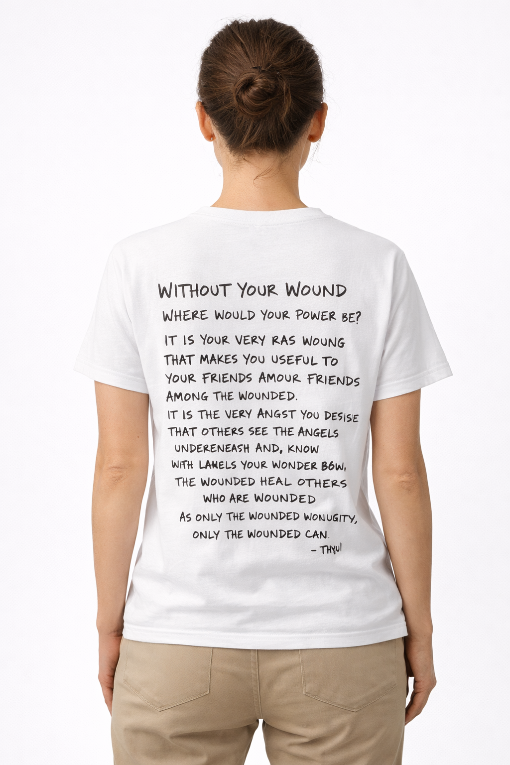 Cartoon Round Neck T-shirt