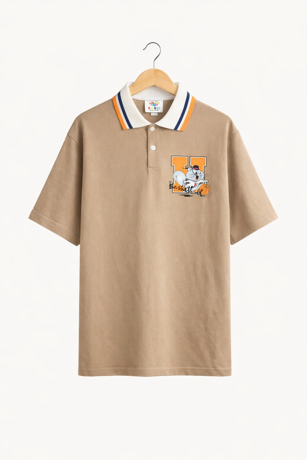 Cartoon Collar T-Shirt