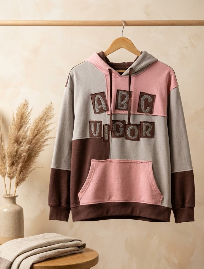 SANKI ABC VIGOR Color Block Hoodie