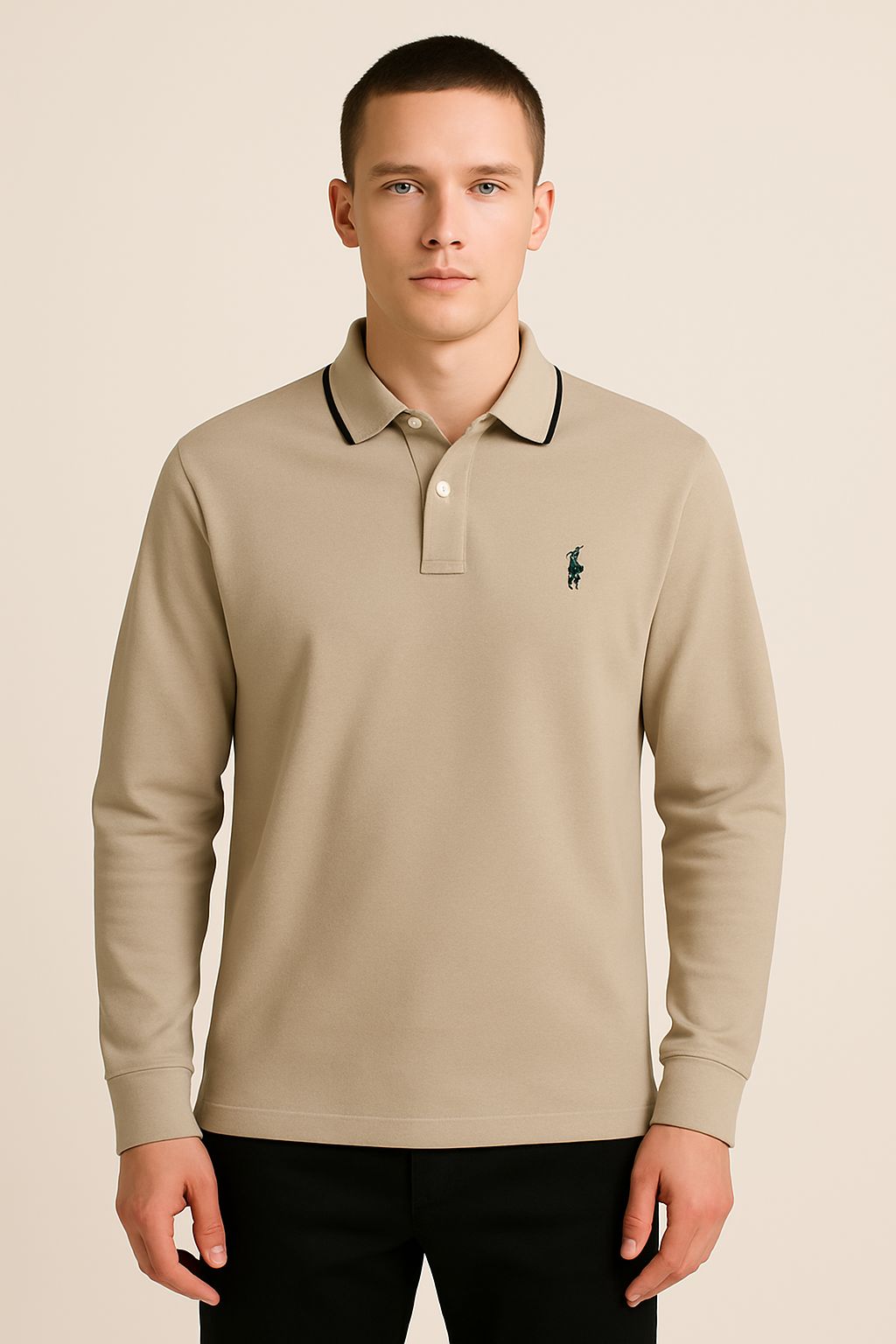 Ralph Lauren Collar Full Sleeve T-shirt