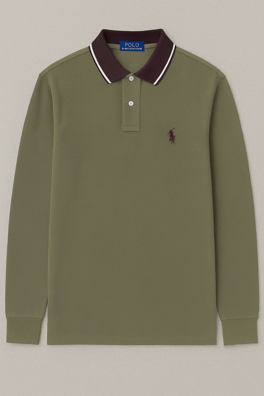 Ralph Lauren Collar Full Sleeve T-shirt