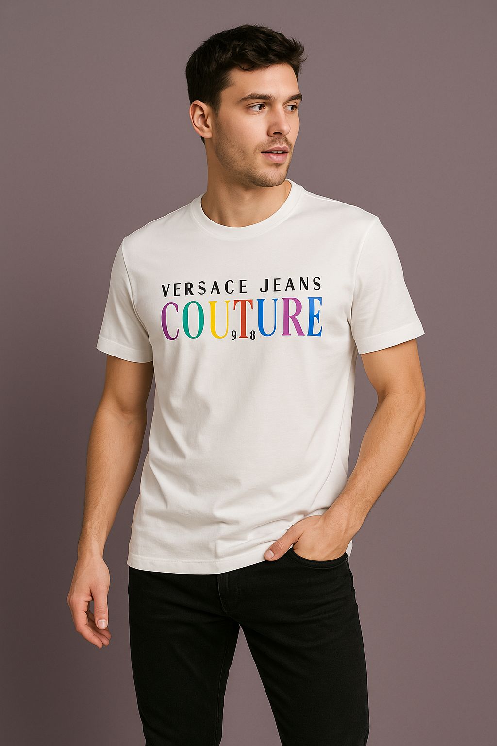 Versace Round Neck T-Shirt