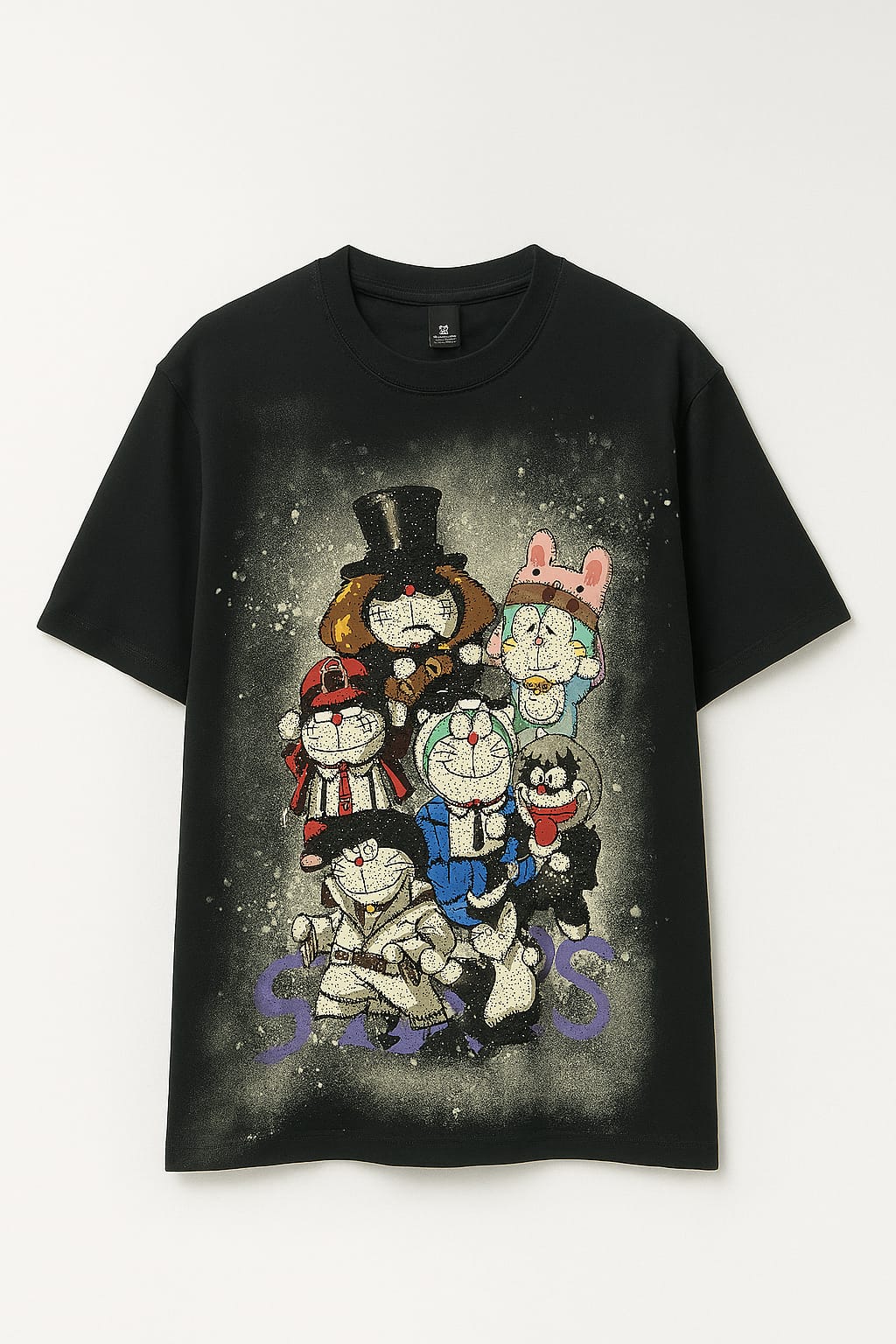 Cartoon Drop Shoulder T-Shirt