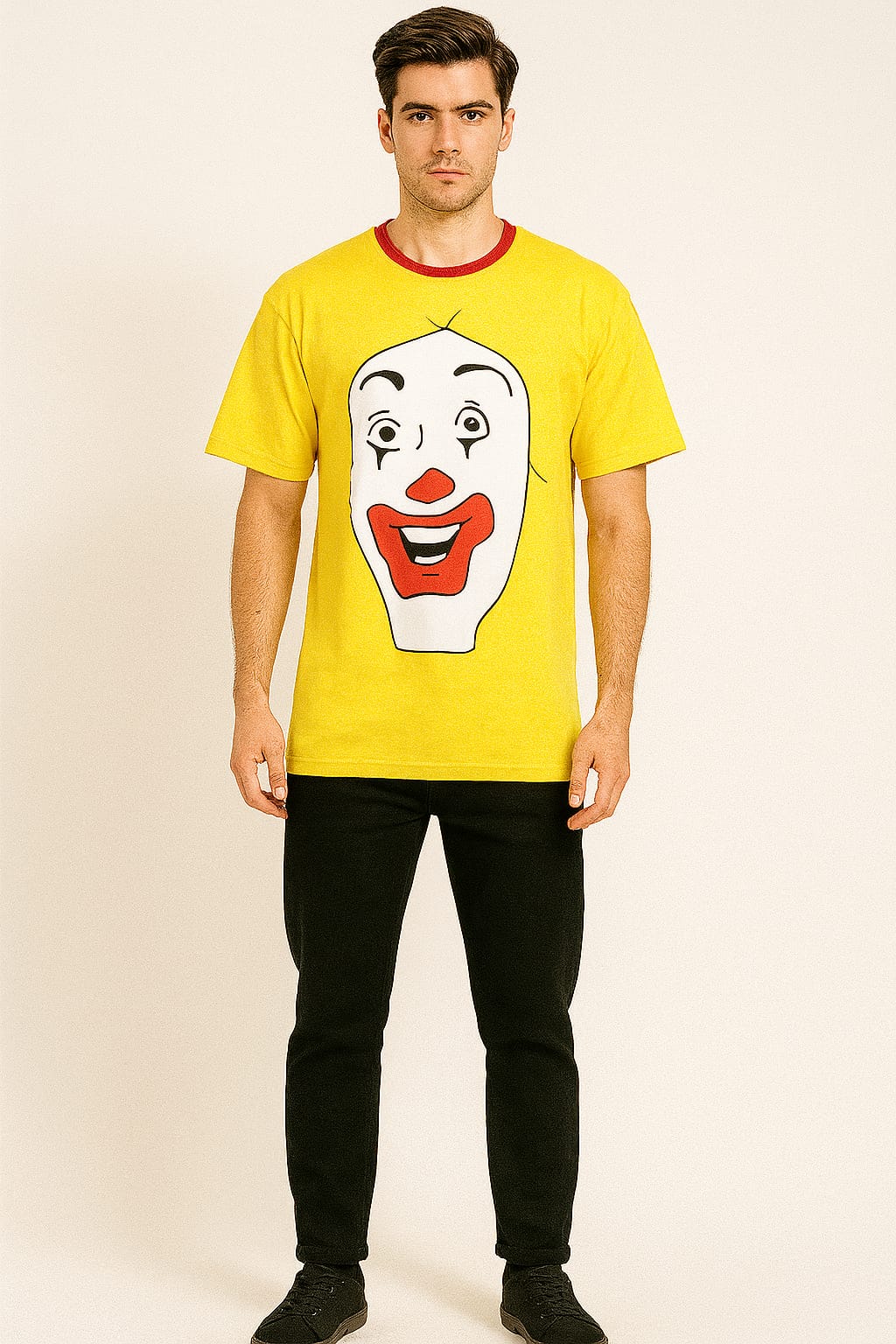 Cartoon Round Neck T-shirt