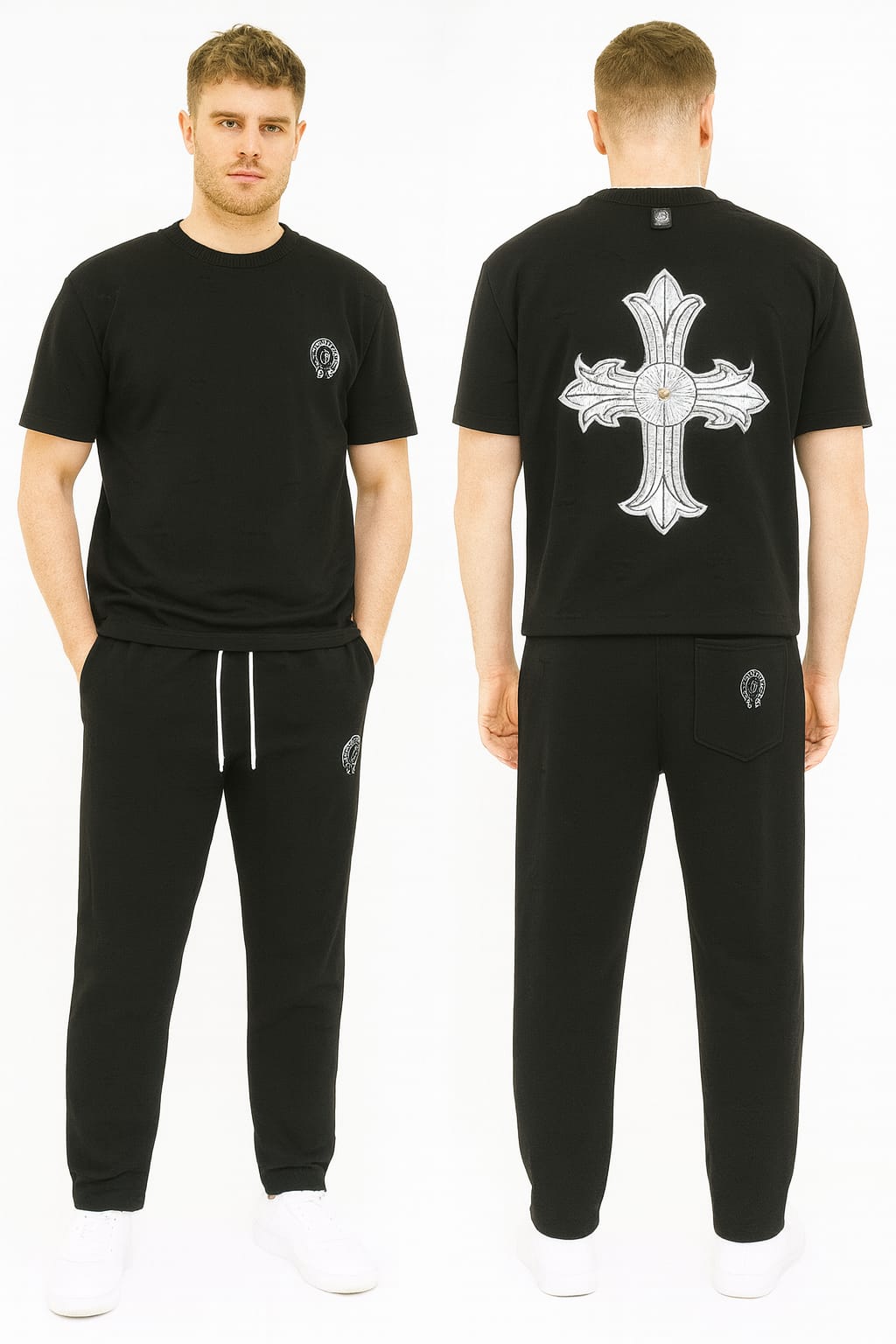 Chrome heart Co-ord Set