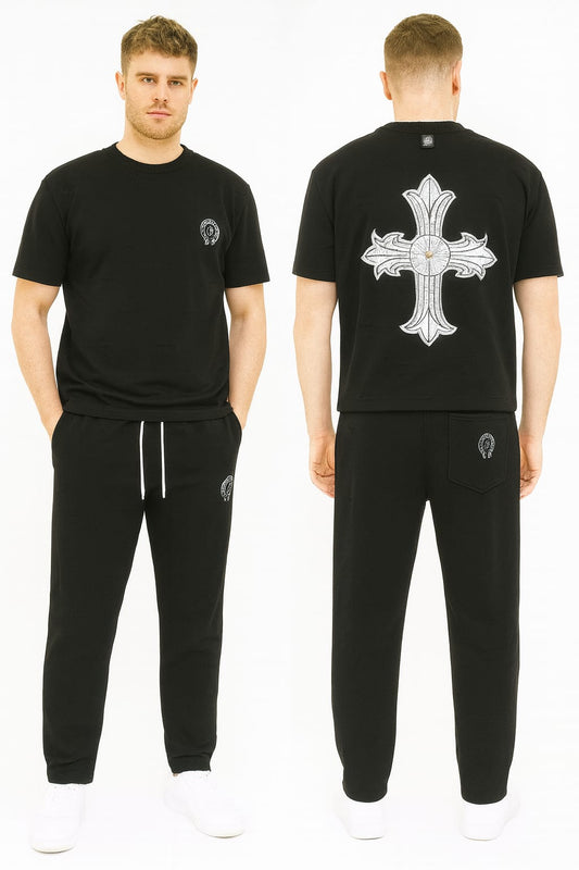 Chrome heart Co-ord Set