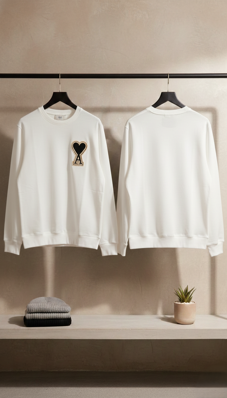 AMI ROUND NECK Sweatshirt FULL SLEEVE