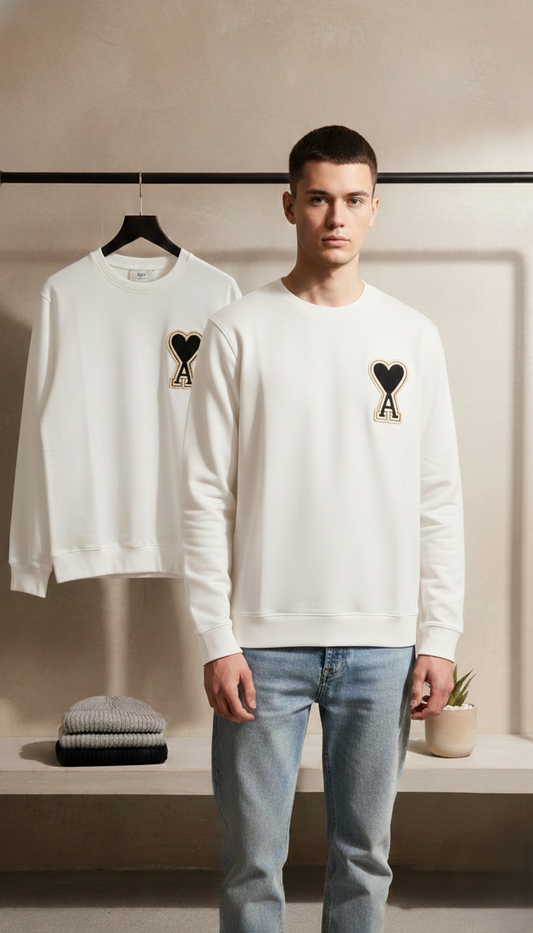 AMI ROUND NECK Sweatshirt FULL SLEEVE