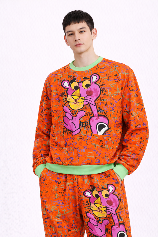 SANKI Pink Panther Multicolor Printed Co-ord Set