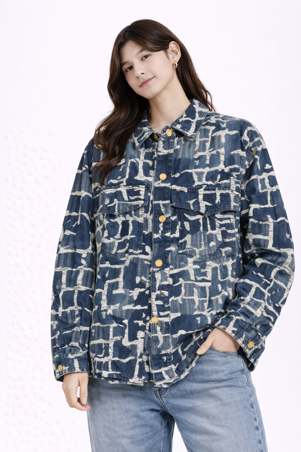 Casual Full Sleeve Shacket