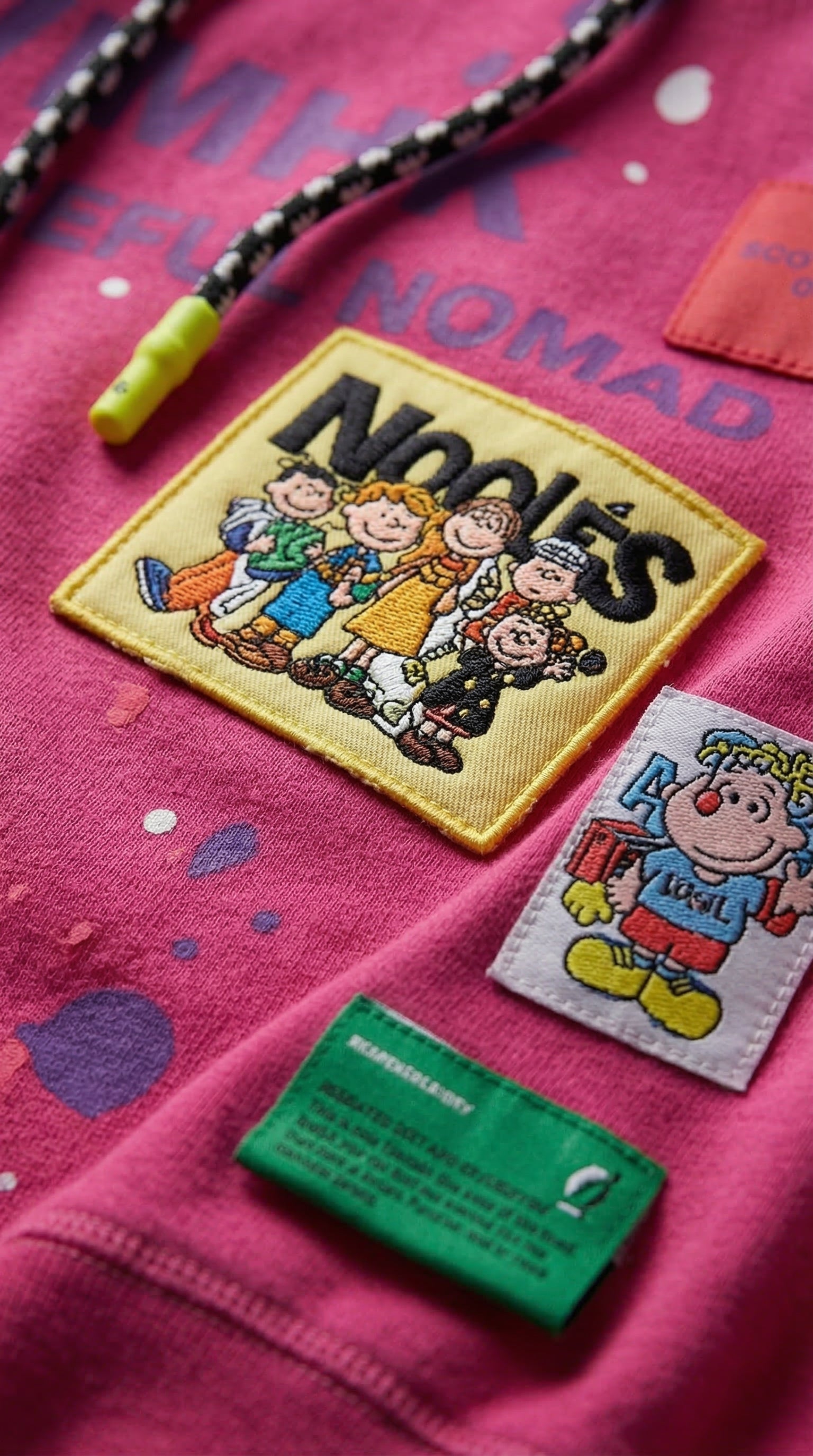 Nomad Oversized T-shirt Hoodie PINK