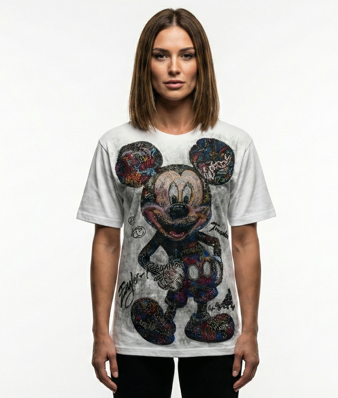 Cartoon Round Neck T-shirt