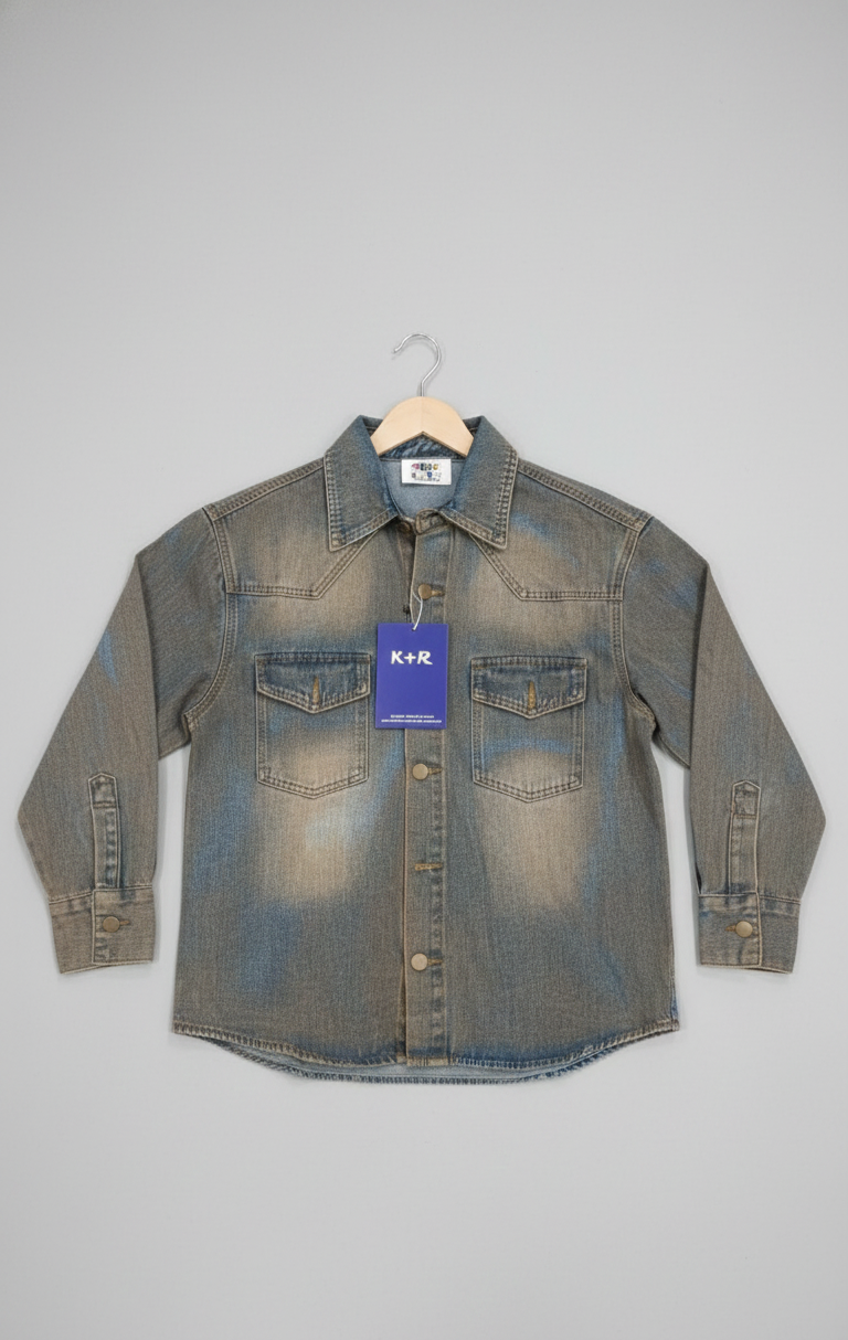 Funky Denim Full Sleeve Shirt