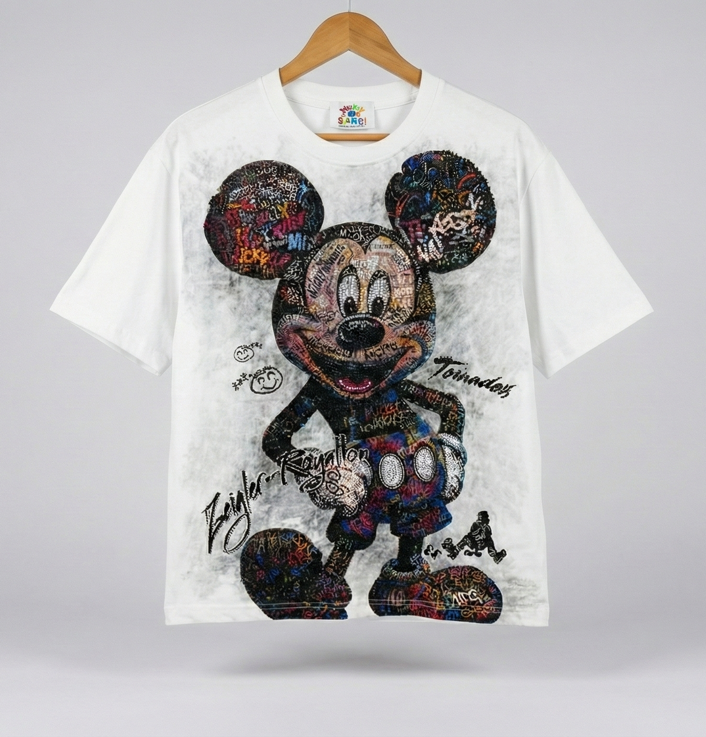 Cartoon Round Neck T-shirt