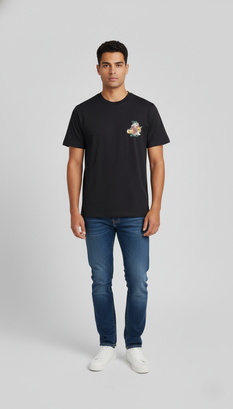 Casablanca Round Neck T-shirt