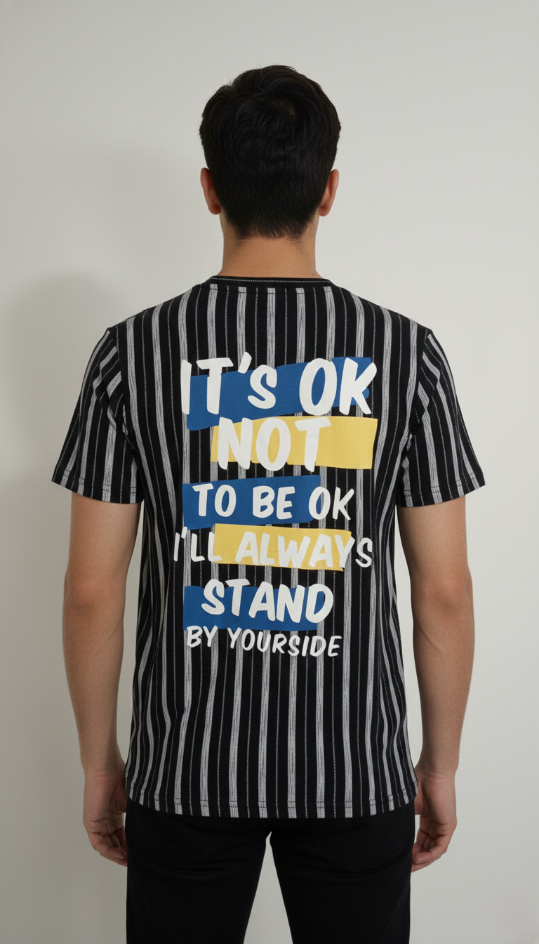 Cartoon Round Neck T-Shirt