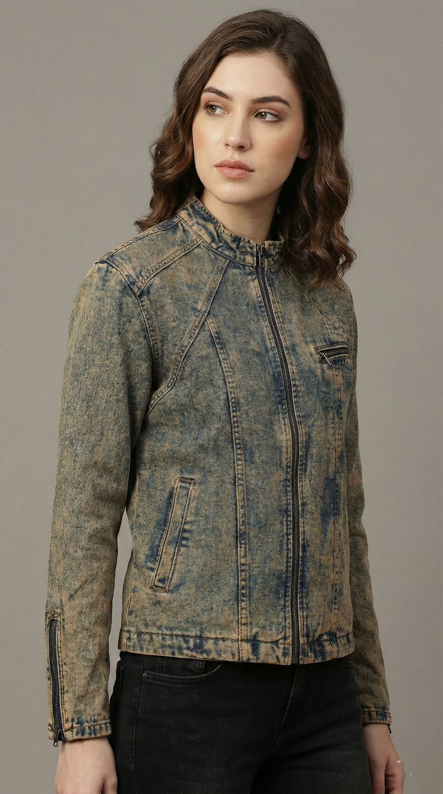 Funky Denim Full Sleeve Shirt