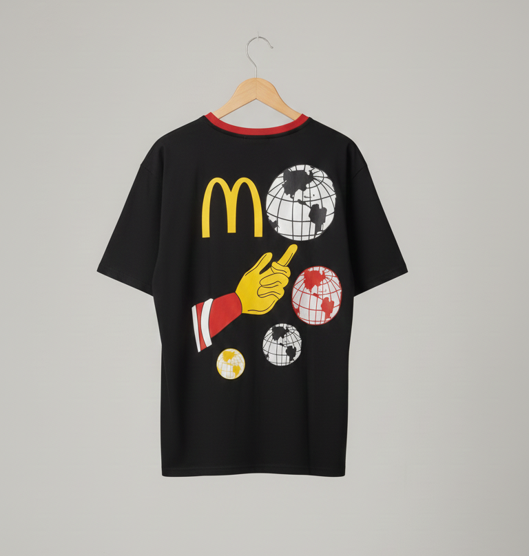 Cartoon Round Neck T-shirt