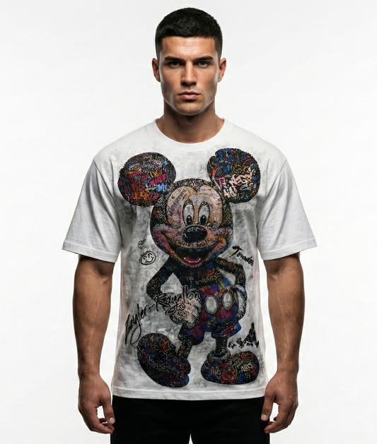 Cartoon Round Neck T-shirt