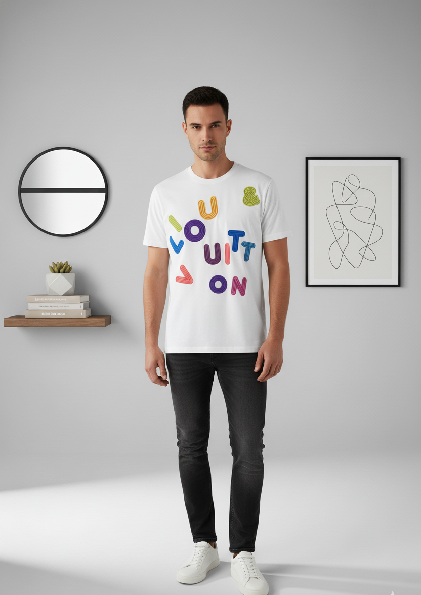 Louis Vuitton Round Neck T-shirt