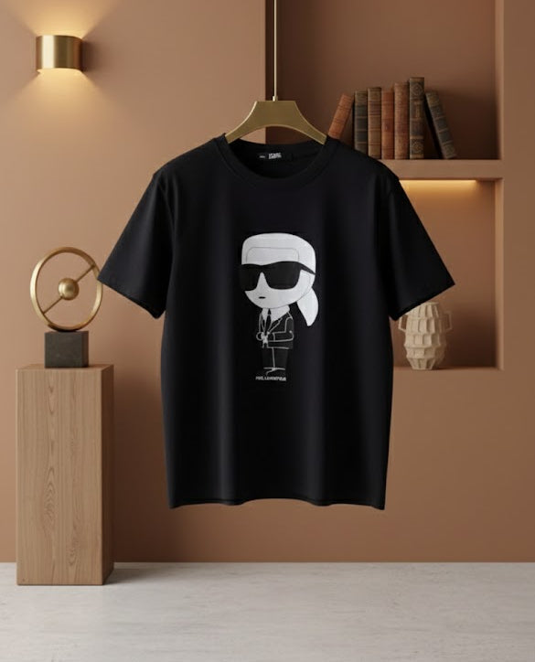 Sanki Black Drip Character Tee T-Shirt