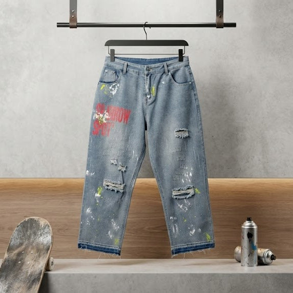 Sanki Ruff blue Bottom jeans