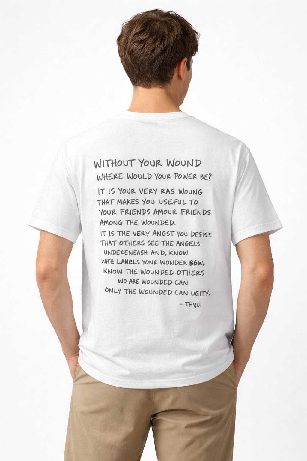 Cartoon Round Neck T-shirt