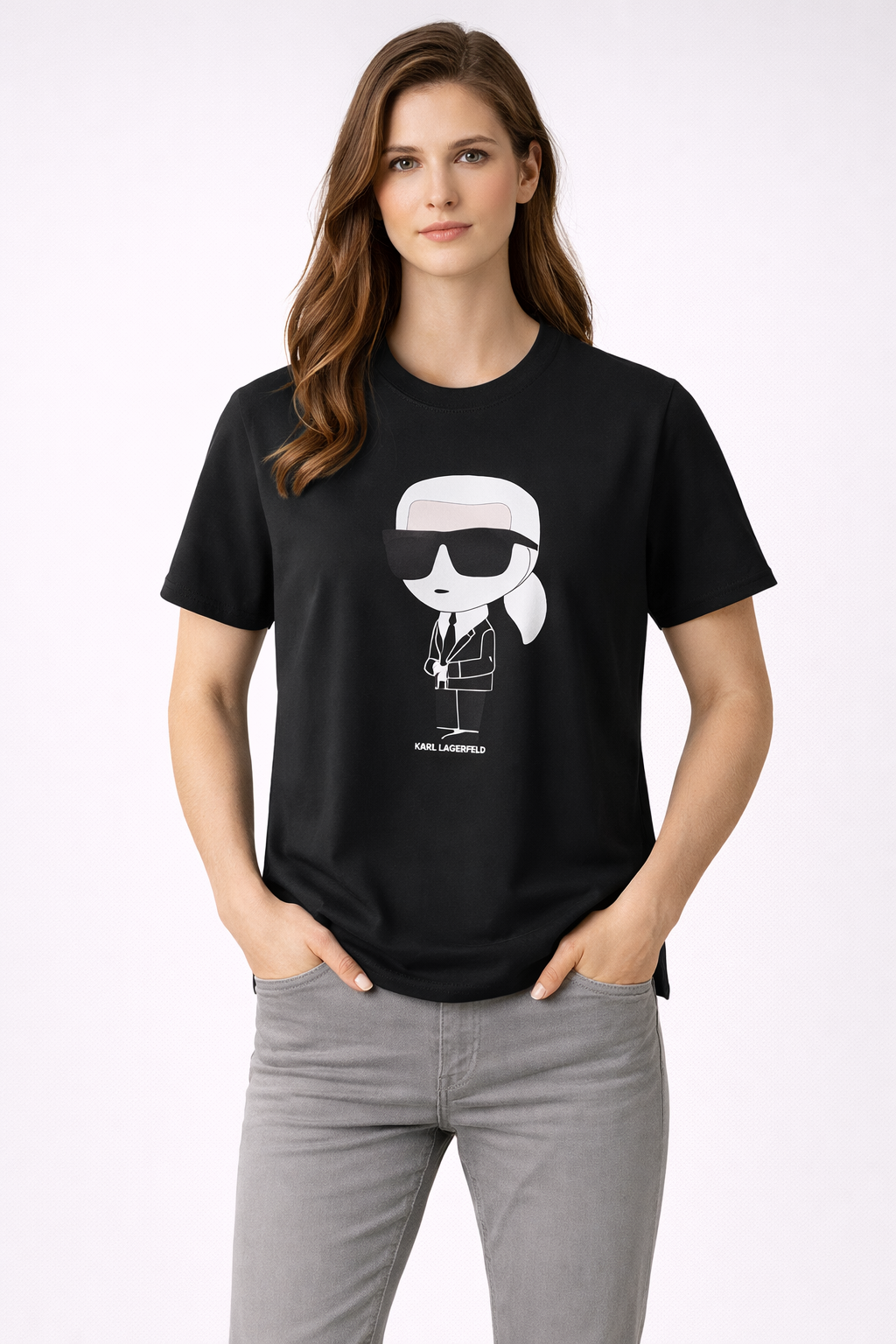 Sanki Black Drip Character Tee T-Shirt