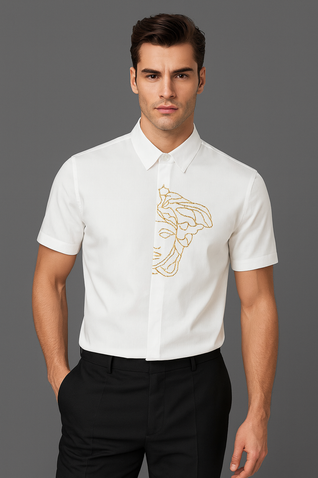 Versace Half Sleeve Shirt