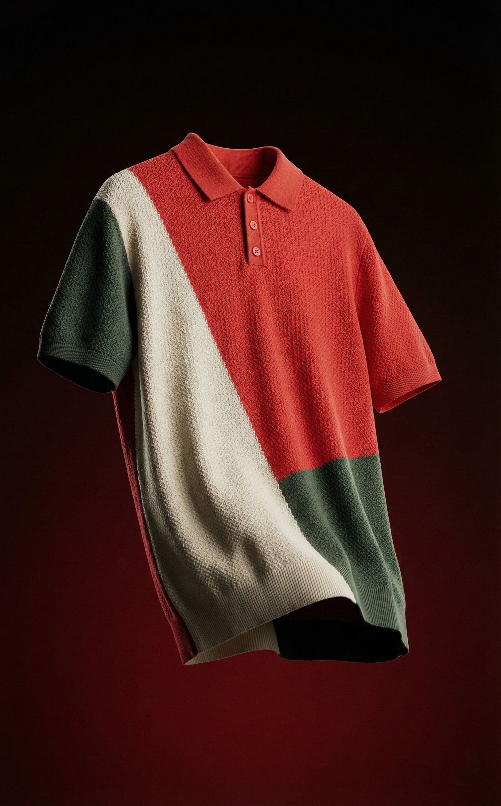 SANKI Urban Colorblock Polo T-Shirt