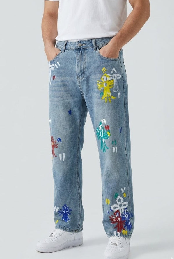 Chrome Heart Bottom Jeans