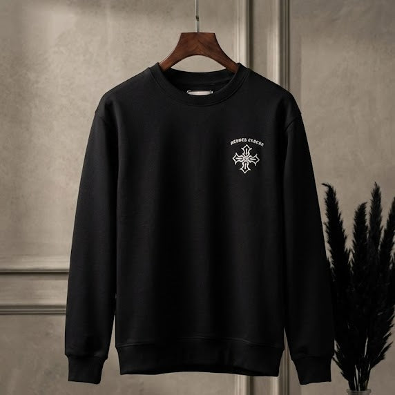 A603-Glowing Sweatshirt Black